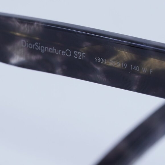 🕶️ New Dior DIORSIGNATUREO S2F 6800 Eyeglasses - Grey Leopard Frame 53mm - Picture 6 of 10